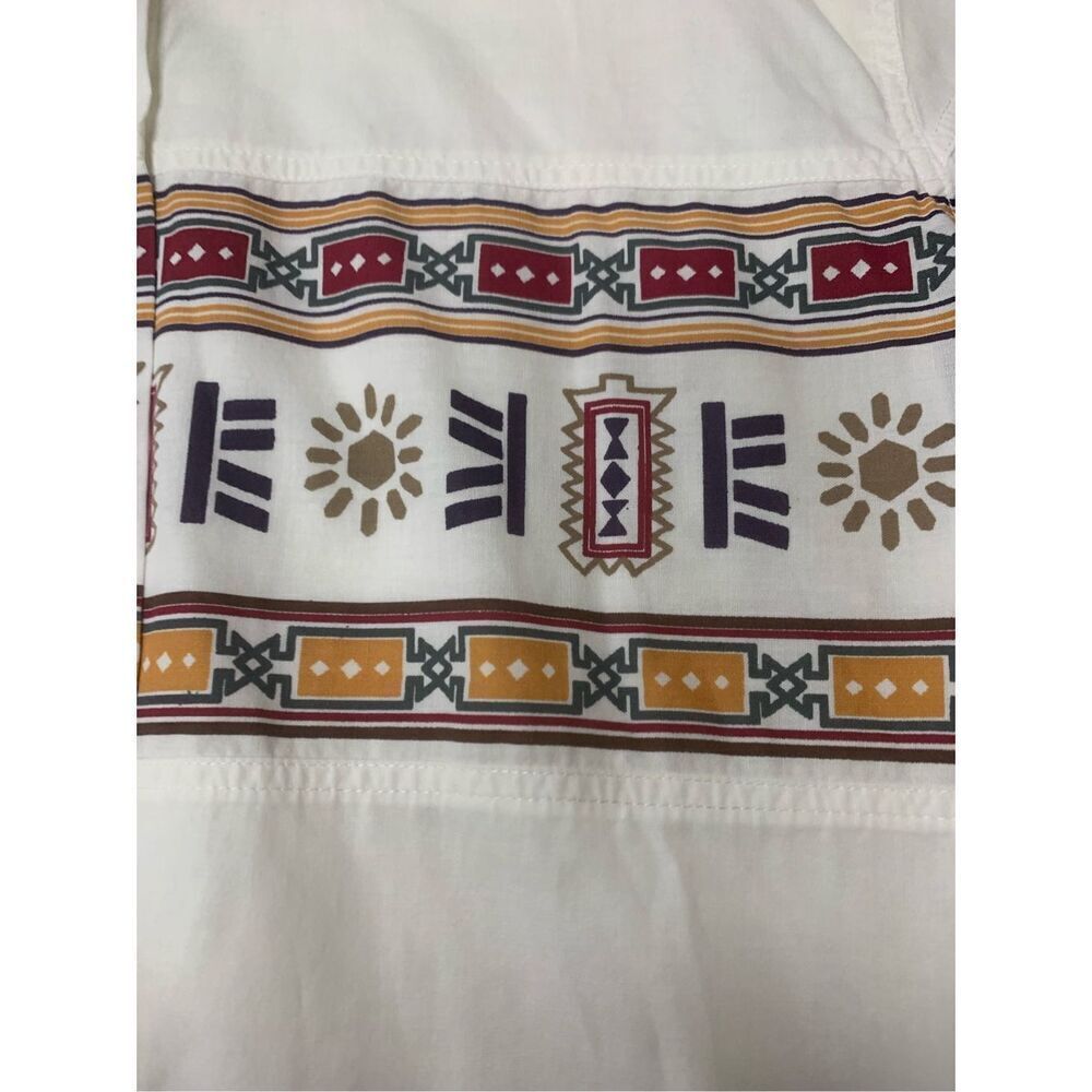 Vintage Native Patterned Button Down Top - image 3